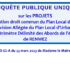 Enquête publique sur les projets de modification droit commun du Plan Local d'Urbanisme de Révision Allégée du Plan Local d'Urbanisme du Périmètre Délimité des Abords de l'église de Renwez